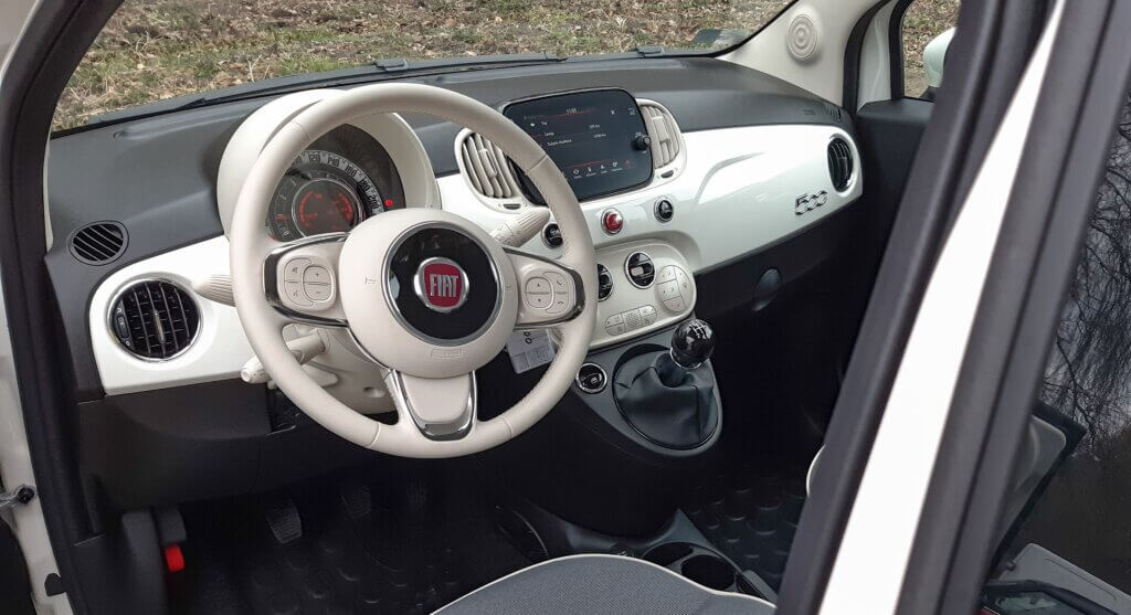 Wnętrze Fiata 500